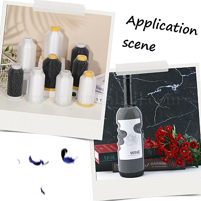 100 шт. PE защитный чехол для кистей для макияжа многоразовый расширяемый сетчатый чехол&nbsp;MRMJ-GF0001-28A-1