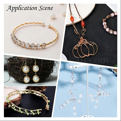 Круглая медная проволока для рукоделия медная проволока для бисероплетения&nbsp;CWIR-F001-RG-0.4mm-1