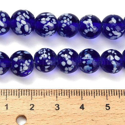 Бусы лэмпворк ручной работы&nbsp;LAMP-H071-01C-1