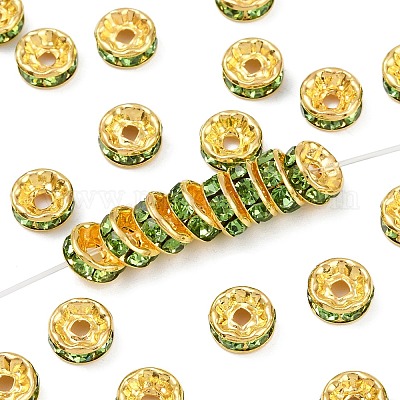 Латунь марки А горный хрусталь Spacer бисер&nbsp;RSB038NF-10G-1