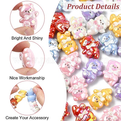 Шарики из смолы с УФ-покрытием&nbsp;RESI-YWC0004-001A-1