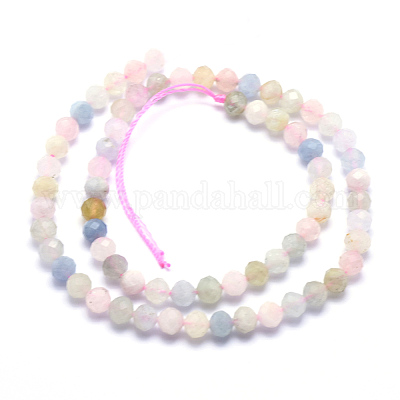 Природные морганит нитей бисера&nbsp;G-K224-11-6mm-1