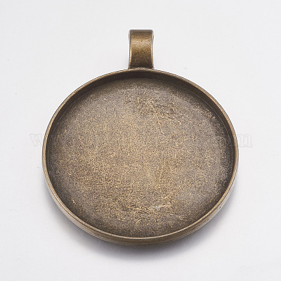 Сеттинги для кулона(кабошонов)&nbsp;LS-PALLOY-S602-AB-FF-1