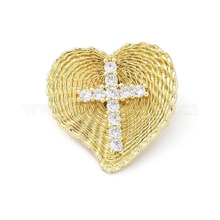 Латунные микро проложить кубического циркония подвески KK-S510-35G-01-1