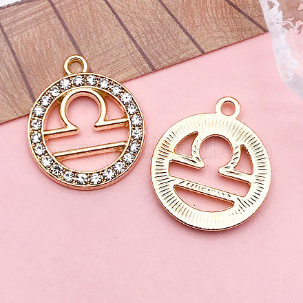 Подвески из хрусталя из цинкового сплава WGC2D94-07-1