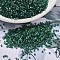 MIYUKI Delica Beads, Cylinder, Japanese Seed Beads, 11/0, (DB1814) Dyed Emerald Silk Satin, 1.3x1.6mm, Hole: 0.8mm, about 10000pcs/bag, 50g/bag