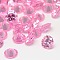Diamond Shape Grade A Cubic Zirconia Cabochons, Faceted, Pearl Pink, 2mm
