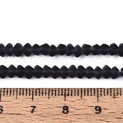 Матовые прозрачные стеклянные бусины&nbsp;LS-GLAA-N016-4mm-30