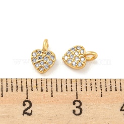 Стойки обшивки латунь микро проложить кубическую прелесть диоксида циркония&nbsp;KK-C038-04G