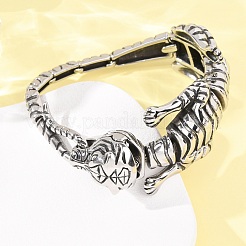 Браслеты из нержавеющей стали 304 с цепочкой для женщин и мужчин&nbsp;BJEW-P386-07AS