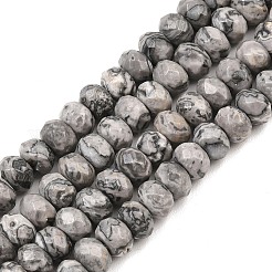 Натуральная карта каменные бусы пряди&nbsp;G-C259-A35-5x8mm