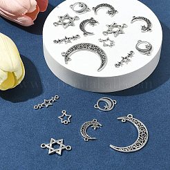 60 шт. 6 стиля подвески из сплава в тибетском стиле&nbsp;TIBE-FS0003-22