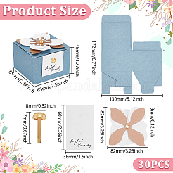 Картонные коробки для хранения конфет&nbsp;CON-WH0816-027G