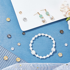 600 шт. 12 стильные железные колпачки для бусин&nbsp;IFIN-AR0001-30