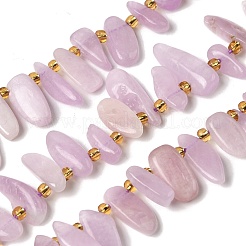 Природные кунцит бисер нитей&nbsp;G-P604-A26-01