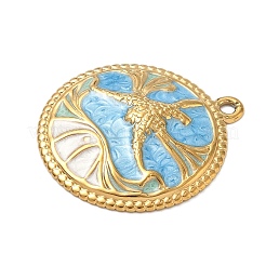 Подвески из нержавеющей стали 304 с эмалью&nbsp;STAS-A092-01B-G