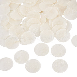 80 шт. подвески-соединители из натуральной ракушки Capiz&nbsp;SHEL-MB0001-01