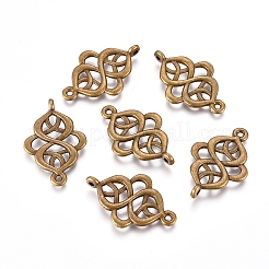 Звенья / разъемы из сплава в тибетском стиле&nbsp;LS-TIBEP-EA11933YKG-AB-LF