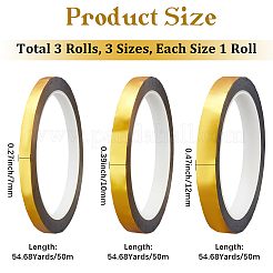 3 рулон 3 видов декоративных клейких лент для животных&nbsp;AJEW-CP0009-14A