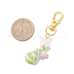 Подвески из стеклянных бусин ручной работы&nbsp;HJEW-MZ00349-03