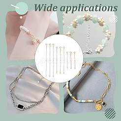 9 шт. 9 стиля 925 удлинитель цепи из стерлингового серебра&nbsp;FIND-GA0004-23