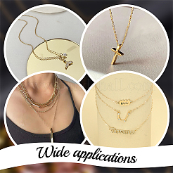 Латунные плоские кабельные цепи&nbsp;KK-BBC0013-53