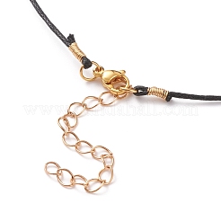 Ожерелья с подвесками из граненого натурального окрашенного аметиста&nbsp;NJEW-JN03230-03