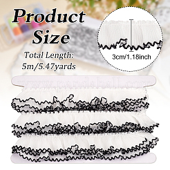 Лента из полиэстера со складками длиной 5 м.&nbsp;OCOR-MA0001-12A