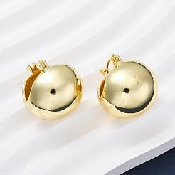 Латунные серьги обруча&nbsp;X-EJEW-D273-01G