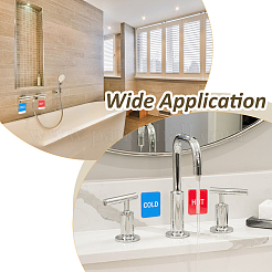 16 пара акриловых публичных знаков 2-х стилей&nbsp;DIY-FH0008-28A