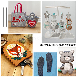 Войлочная ткань из полиэстера&nbsp;DIY-WH0430-456A-02