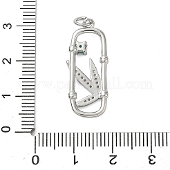 Латунные микро проложить кубического циркония подвески&nbsp;KK-A273-28P