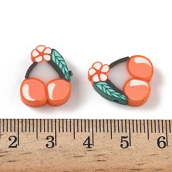 Бусины из полимерной глины ручной работы с фруктово-овощной тематикой&nbsp;CLAY-F006-02E