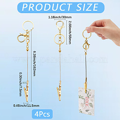 4 шт. сплав браслет инструмент ювелирный помощник бисерные зажимы аллигатор&nbsp;AJEW-SP0001-69B