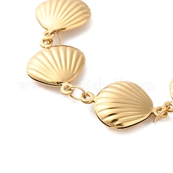 Браслеты-цепочки из нержавеющей стали 304 для женщин&nbsp;LS-BJEW-Z076-02G