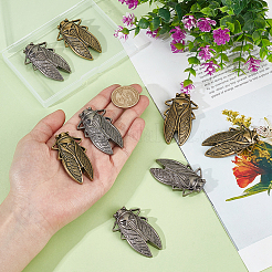 8 шт. 2-цветные литые подвески-слайдеры для галстука-боло&nbsp;FIND-GO0003-86