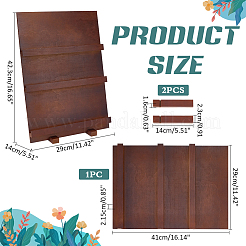 Деревянные стенды для карточек мест&nbsp;AJEW-WH0270-254