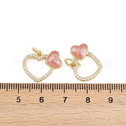 Латунные микро проложить кубического циркония подвески&nbsp;KK-B150-03G-03