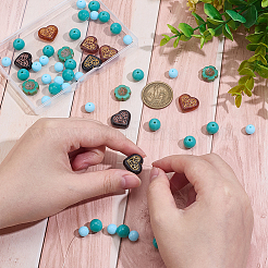 Стеклянные бусины&nbsp;GLAA-ME0001-18