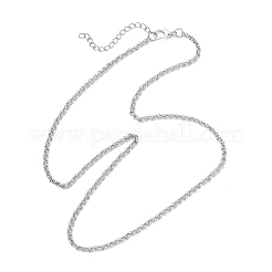 Ожерелья из нержавеющей стали 304 с цепочкой Rolo&nbsp;NJEW-JN05772