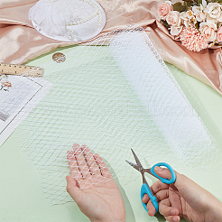 Сетчатая ткань из полиэстера&nbsp;DIY-WH0504-186B