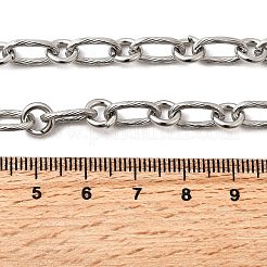 Ожерелья из овальной цепи из нержавеющей стали 304 для женщин и мужчин&nbsp;NJEW-A054-01P