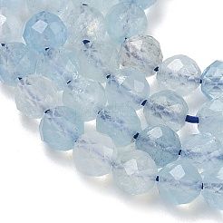 Природные Аквамарин бисер нитей&nbsp;G-B168-A02-4mm