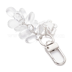 Стеклянные подвесные украшения в форме капли&nbsp;HJEW-JM03254