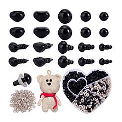 Наборы для самостоятельного изготовления кукольных глаз и носа&nbsp;DIY-WH0888-851D