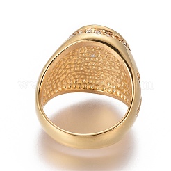 Ионное покрытие (ip) кольца из нержавеющей стали 304&nbsp;RJEW-E162-02G