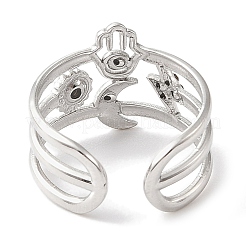 Кольцо-манжета из нержавеющей стали 304 для женщин&nbsp;RJEW-F166-01P-02