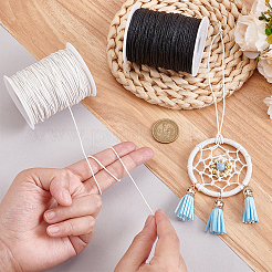 2 рулон 2 цвета вощеных хлопковых шнуров&nbsp;YC-PH0001-52C