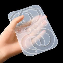 Геометрические подвески и соединения силиконовые Молды&nbsp;DIY-YW0006-73