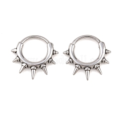 Серьги-гвоздики из нержавеющей стали 316 с шипами для хряща&nbsp;AJEW-C044-15AS